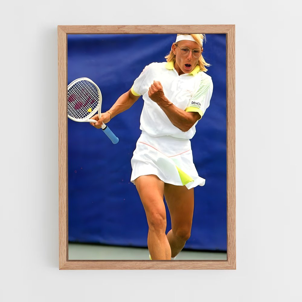 Poster Martina navratilova – affiche Tennis (vue 4)